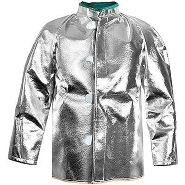 National Safety Apparel CARBON ARMOUR Silvers 19 oz. 30 Deluxe Aluminized Coat, L C22NLLG30